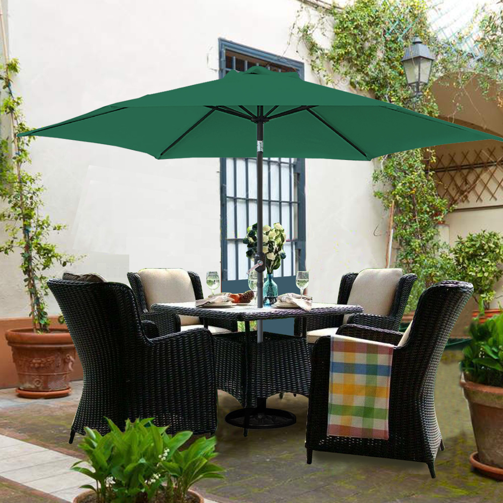 M M M Garden Sun Shade Umbrella Outdoor Patio Round Parasol W