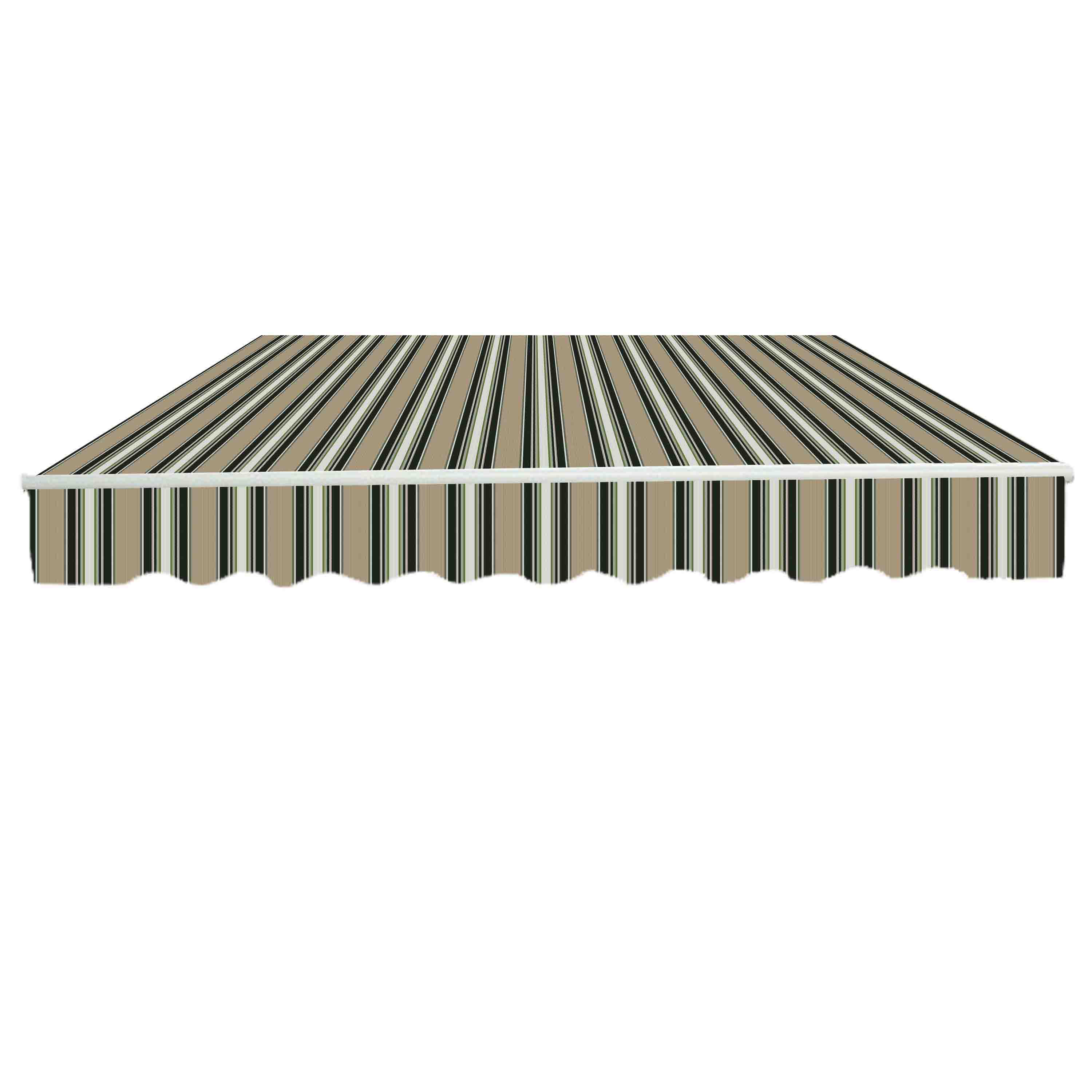 Garden Patio Manual Awning Replacement Sun Shade Shelter Canopy Fabric 8 Colour