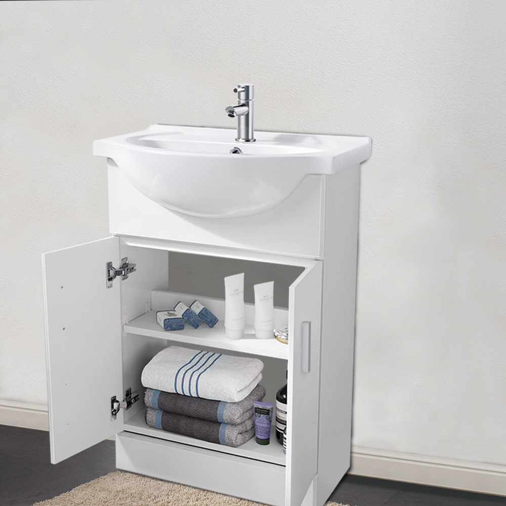 Bathroom Vanity Unit Basin Sink Storage Mirror Cabniet Toilet Tall