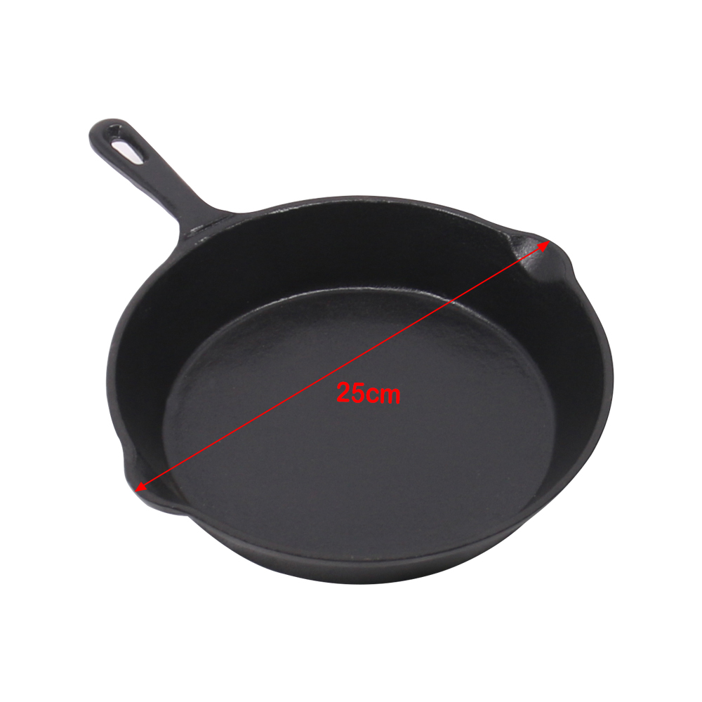 Cast Iron Griddle Enamel Pan BBQ Cooking Reversible Grill Skillet Pizza