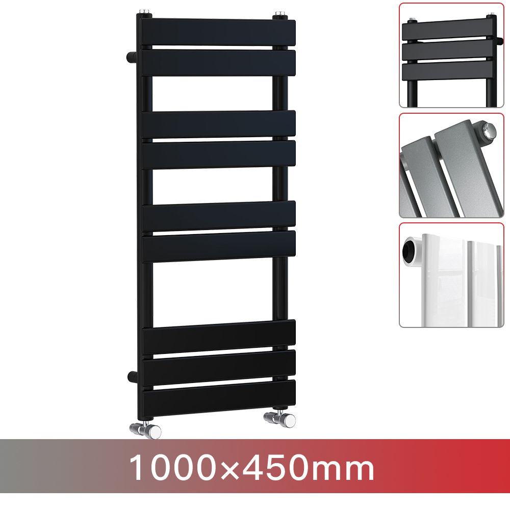 Bathroom Designer Radiator Flat Panel Oval Column Towel Rail Central Heating Rad