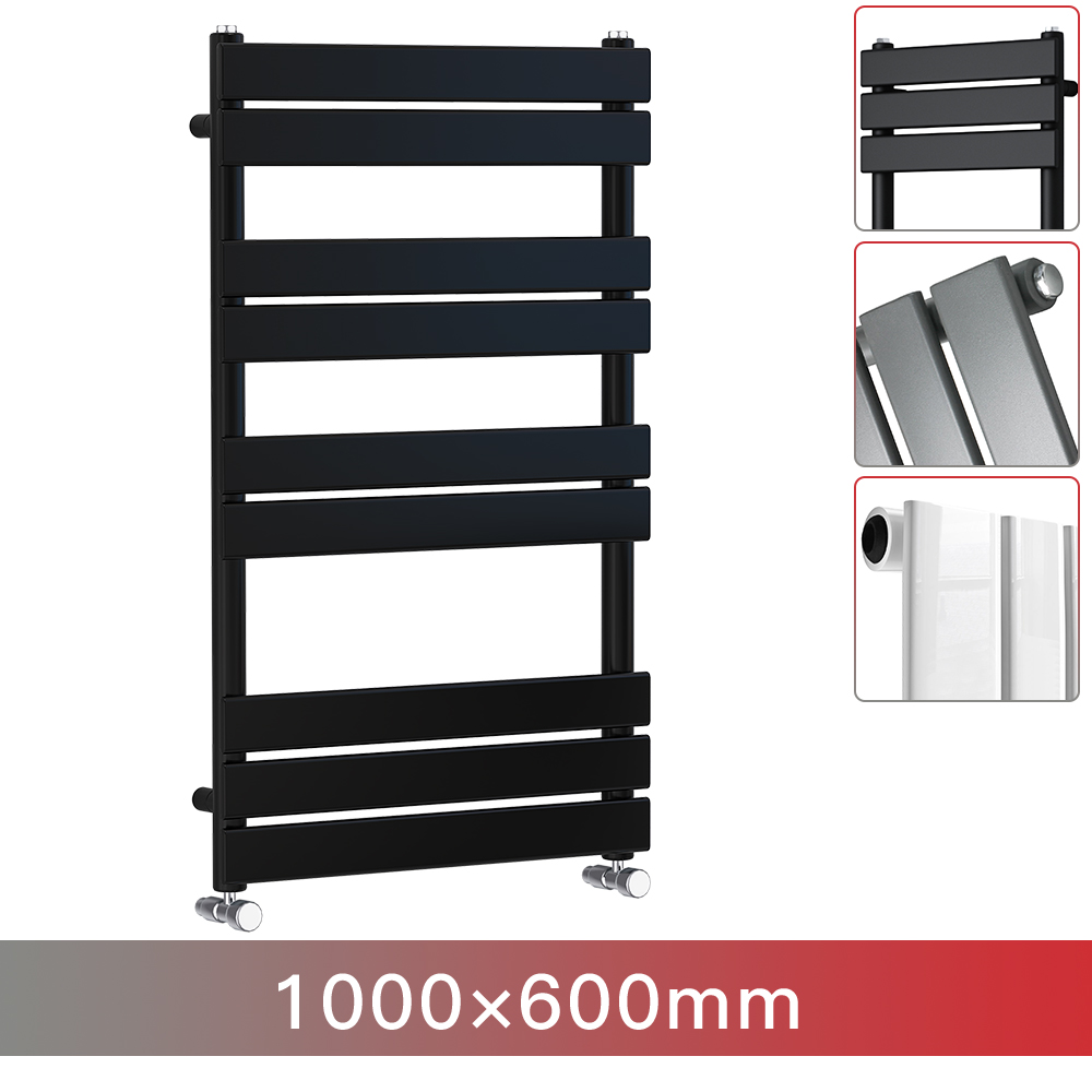 Bathroom Designer Radiator Flat Panel Oval Column Towel Rail Central Heating Rad