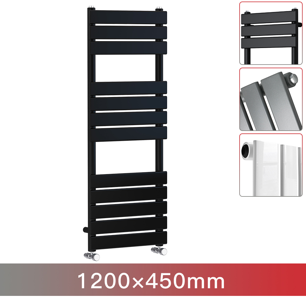 Bathroom Designer Radiator Flat Panel Oval Column Towel Rail Central Heating Rad