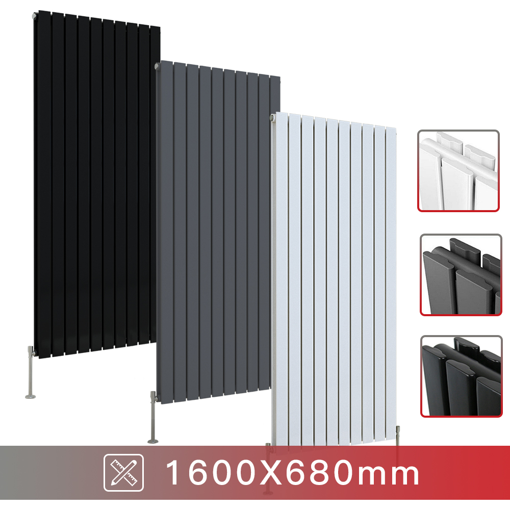 Designer Horizontal Vertical Flat Panel Radiator Central Heating Rads All Size