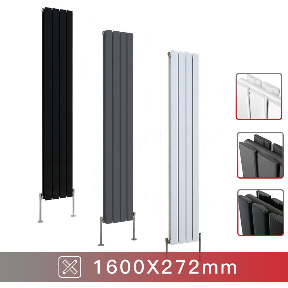 Designer Radiator Oval Column Flat Panel Vertical Horizontal Central Heating Rad