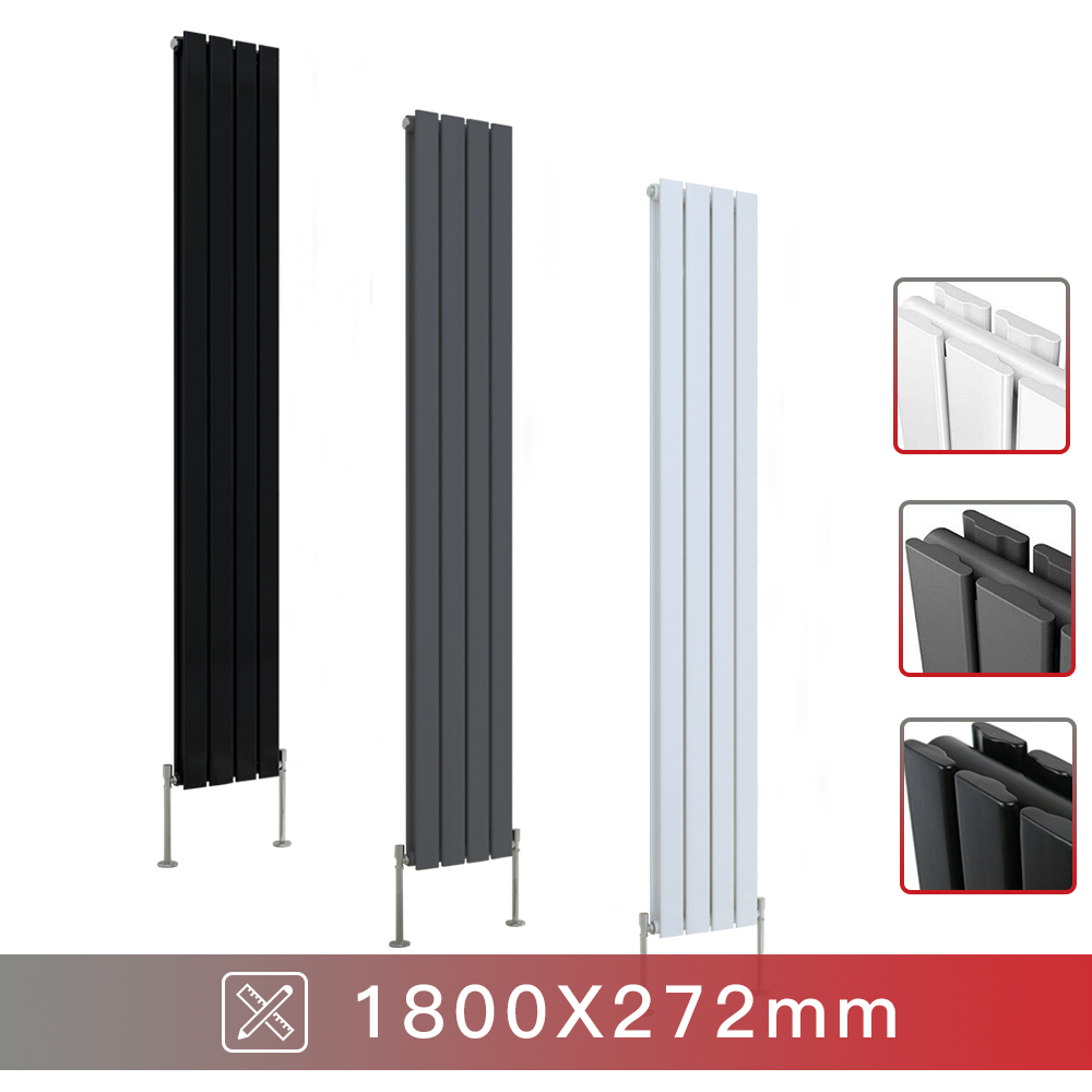 Bathroom Designer Radiator Flat Panel Oval Column Towel Rail Central Heating Rad