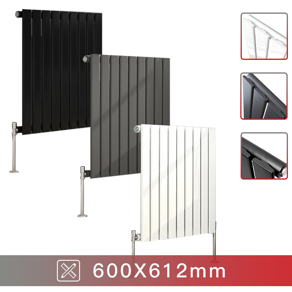 Designer Radiator Oval Column Flat Panel Vertical Horizontal Central Heating Rad