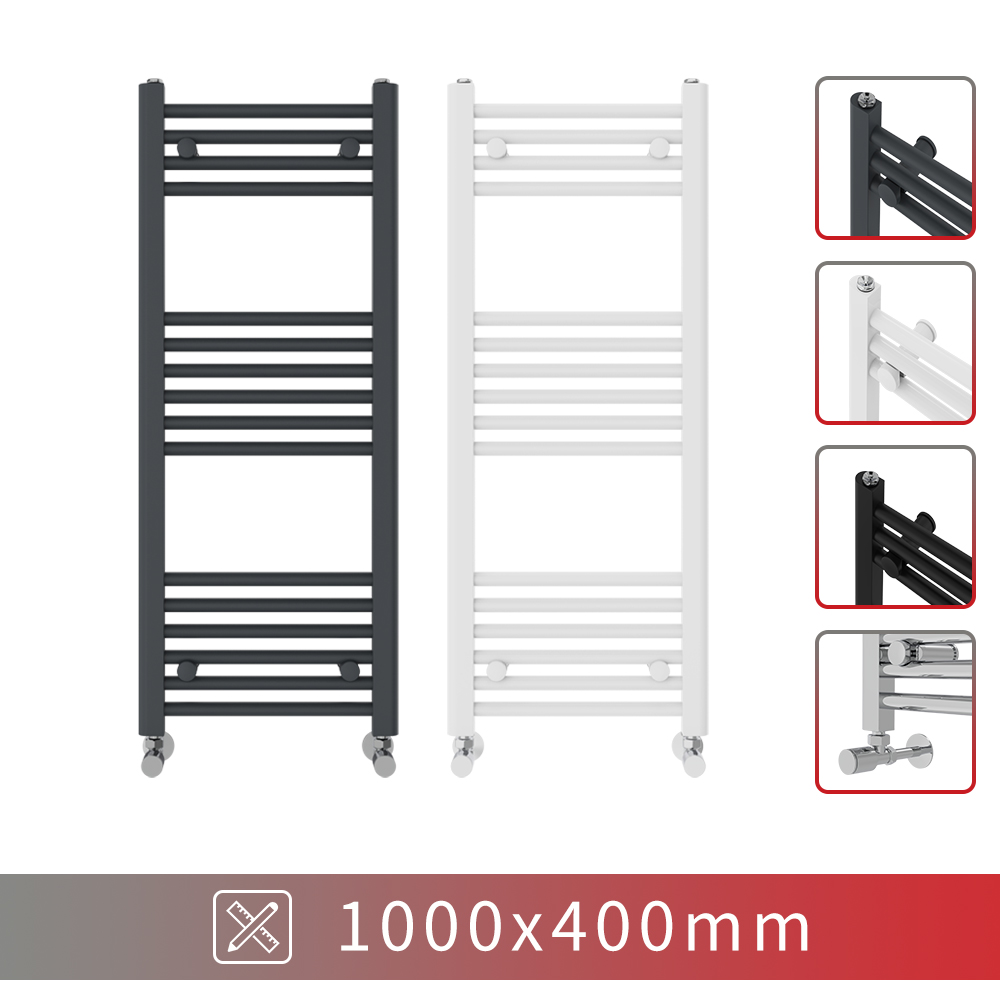 Bathroom Heated Towel Rail Radiator Straight Curved Heating Ladder Warmer Modern