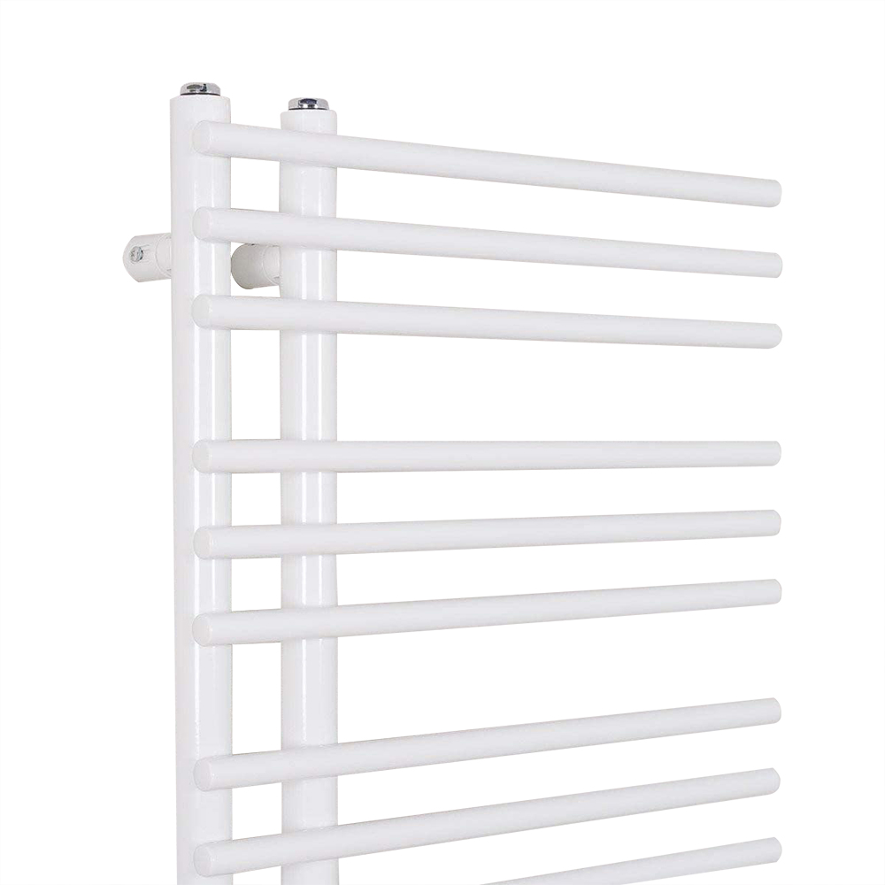 Modern White Chrome Bathroom Heated Warmer Designer Towel Rail Radiator
