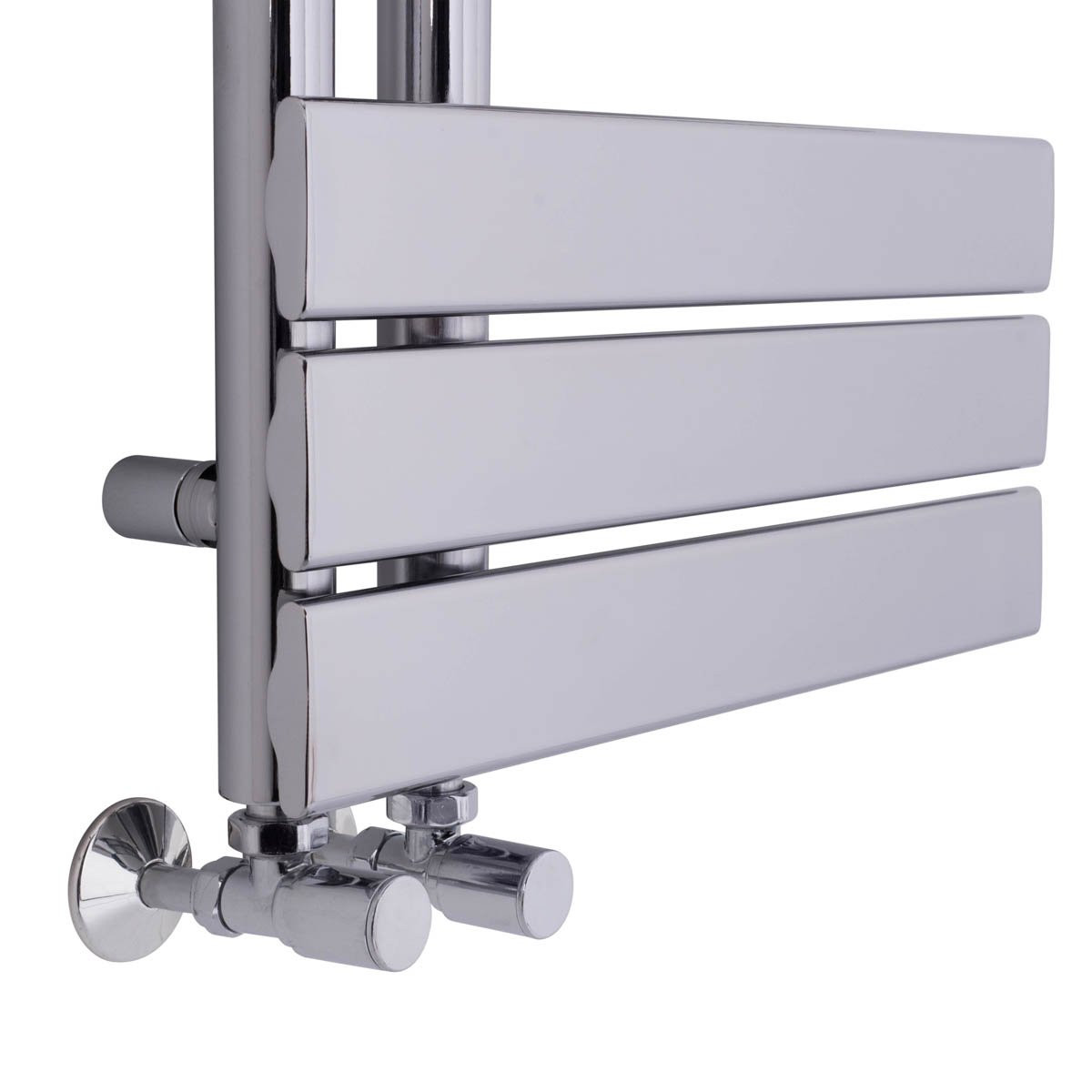 Designer Flat Panel Heated Bathroom Towel Rail Radiator Warmer Chrome