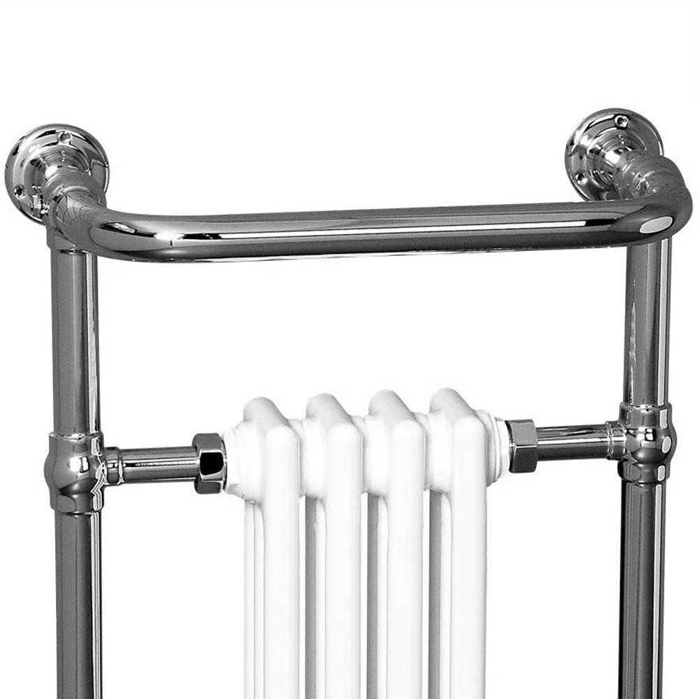 Traditional Victorian Column Bathroom Heated Towel Rail Radiator