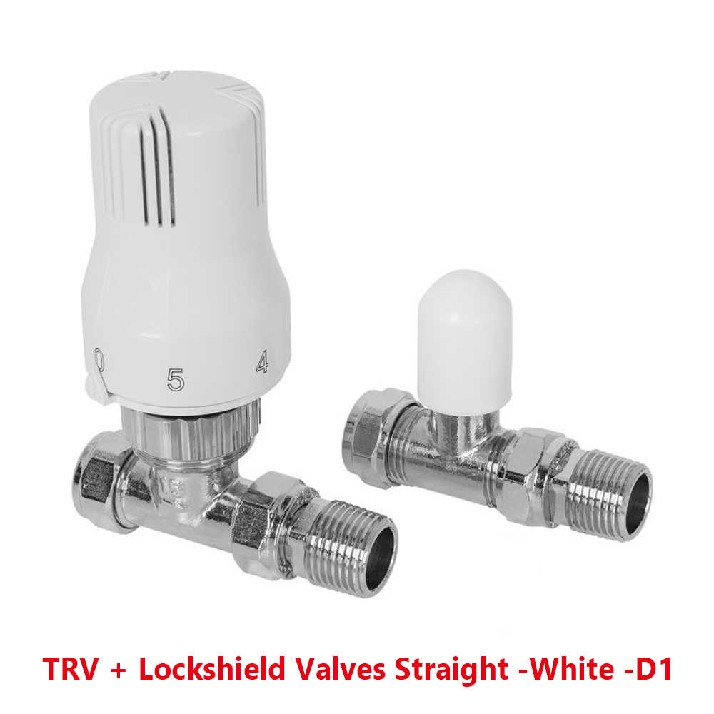 Thermostatic Manual Lockshield Radiator Valves 15mm Angled Straight Corner Pair Ebay 5248